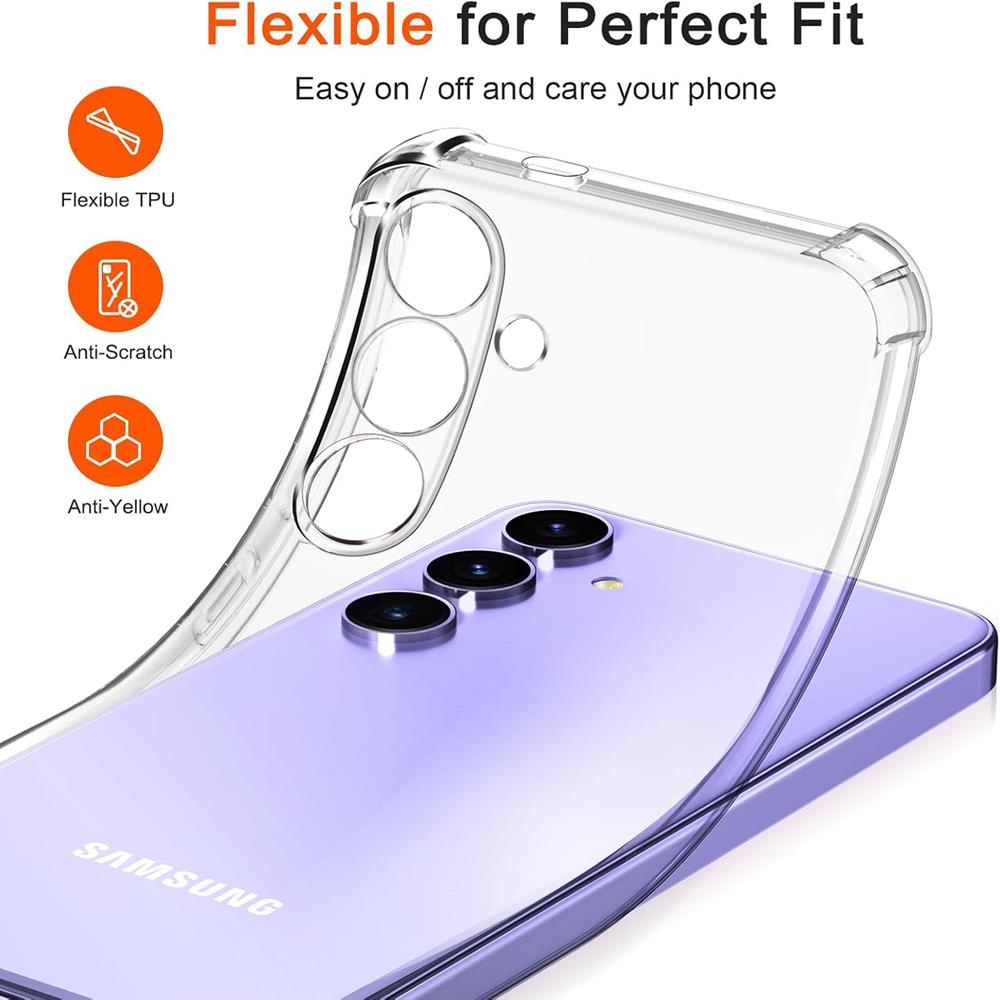 Rugged TPU für Samsung Galaxy S24 Plus in Transparent