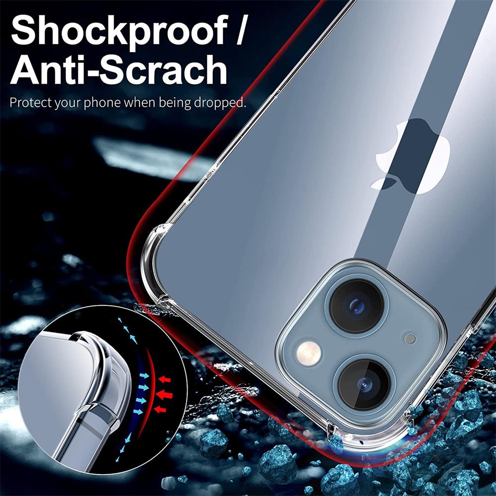 Rugged TPU für Apple iPhone 14 Plus in Transparent