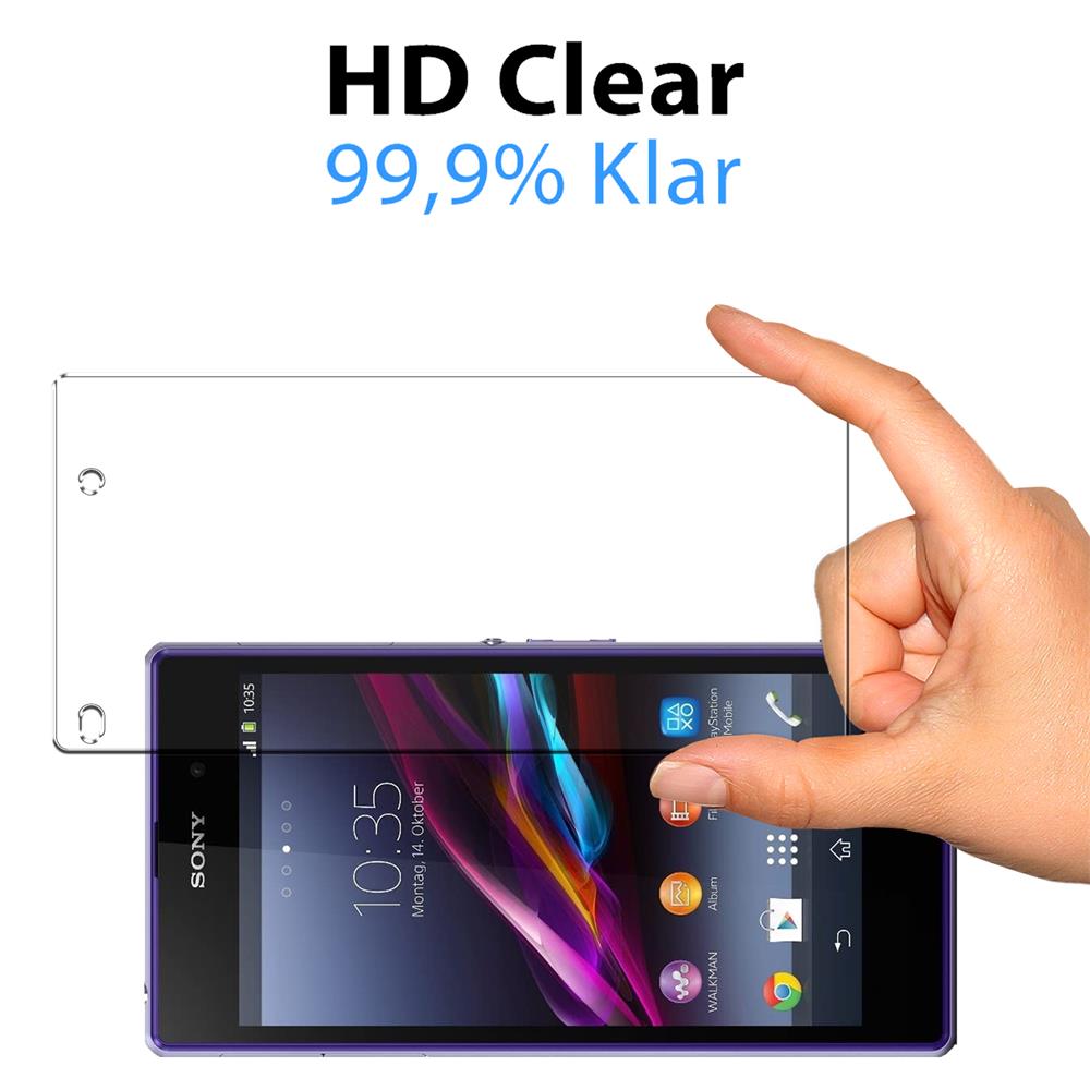 Glas 2in1 für Sony Xperia Z1 Compact