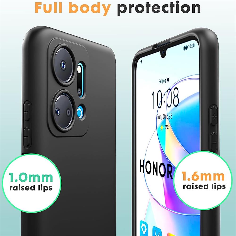 Classic TPU für Honor X7a in Schwarz