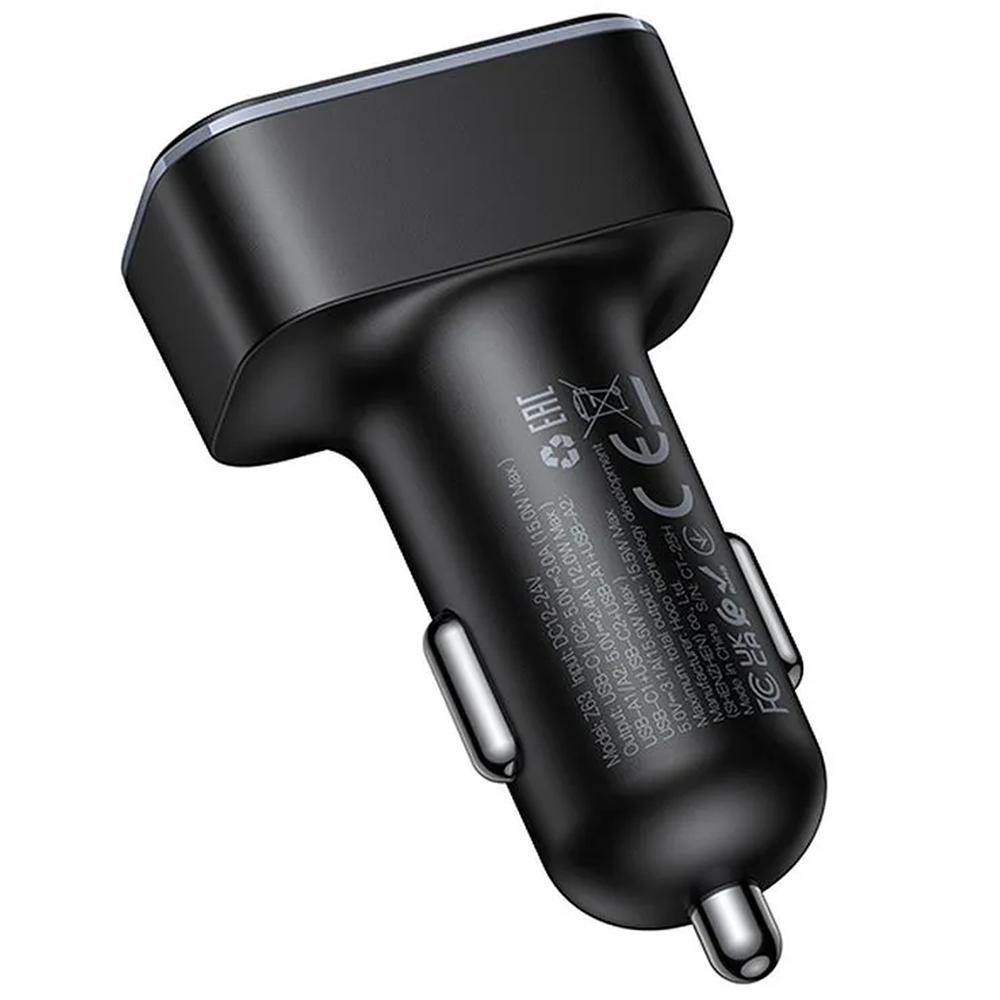 Hoco Kfz-Ladegerät - Z63 2x USB-C/2x USB-A - Schwarz