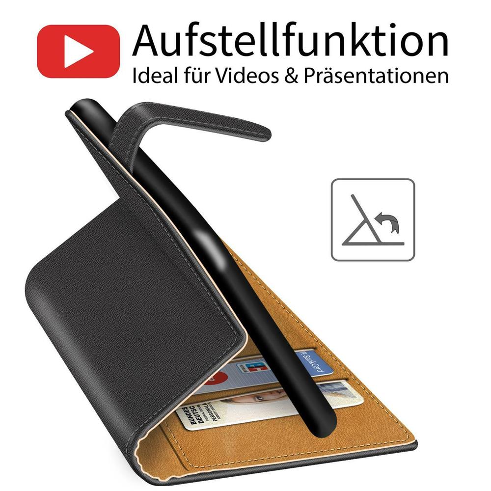 Basic Wallet für ZTE Blade V50 Vita in Schwarz