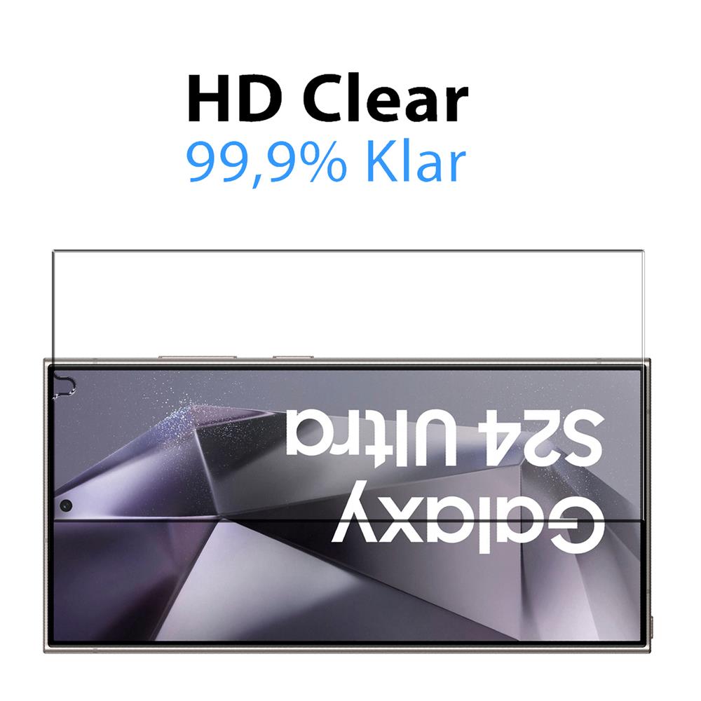 Glas 2in1 für Samsung Galaxy S24 Ultra