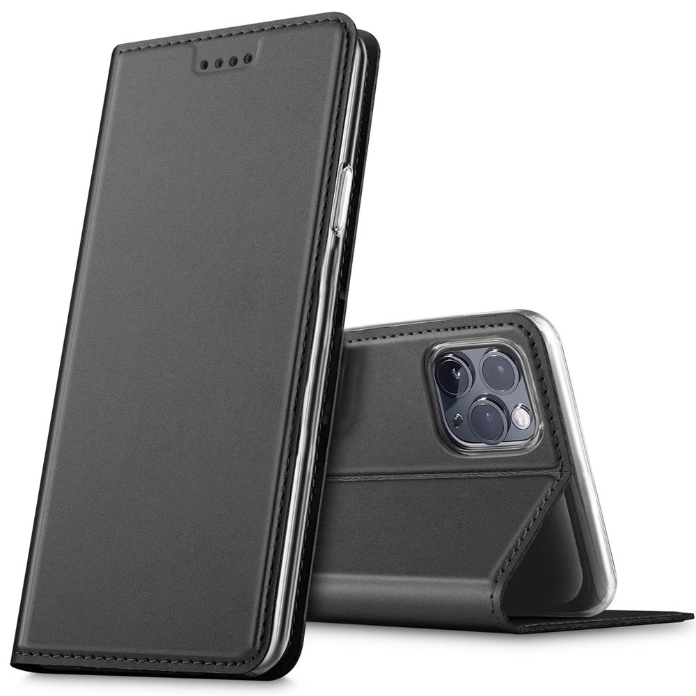 Electroplated Flip für Apple iPhone 12 Pro Max in Schwarz