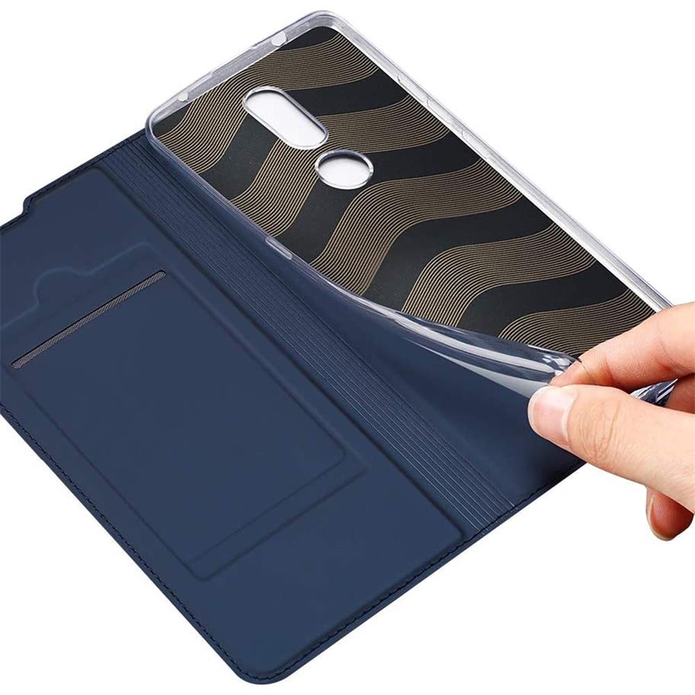 Electroplated Flip für Nokia 2.4 in Blau