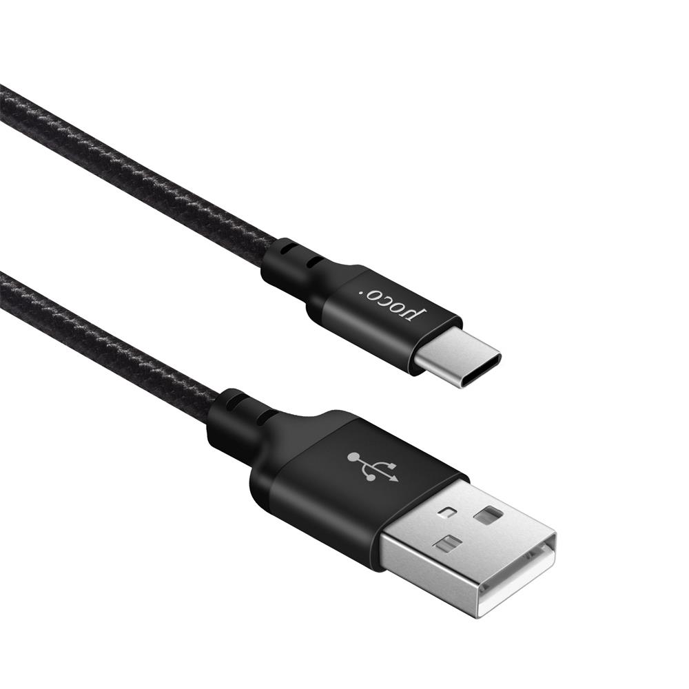 Hoco USB Kabel - X14 Type-C - 2M in Schwarz