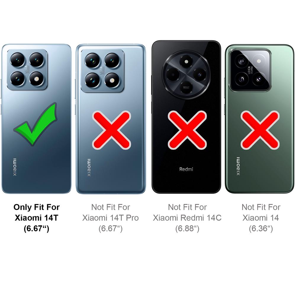 Army Case für Xiaomi 14T in Schwarz