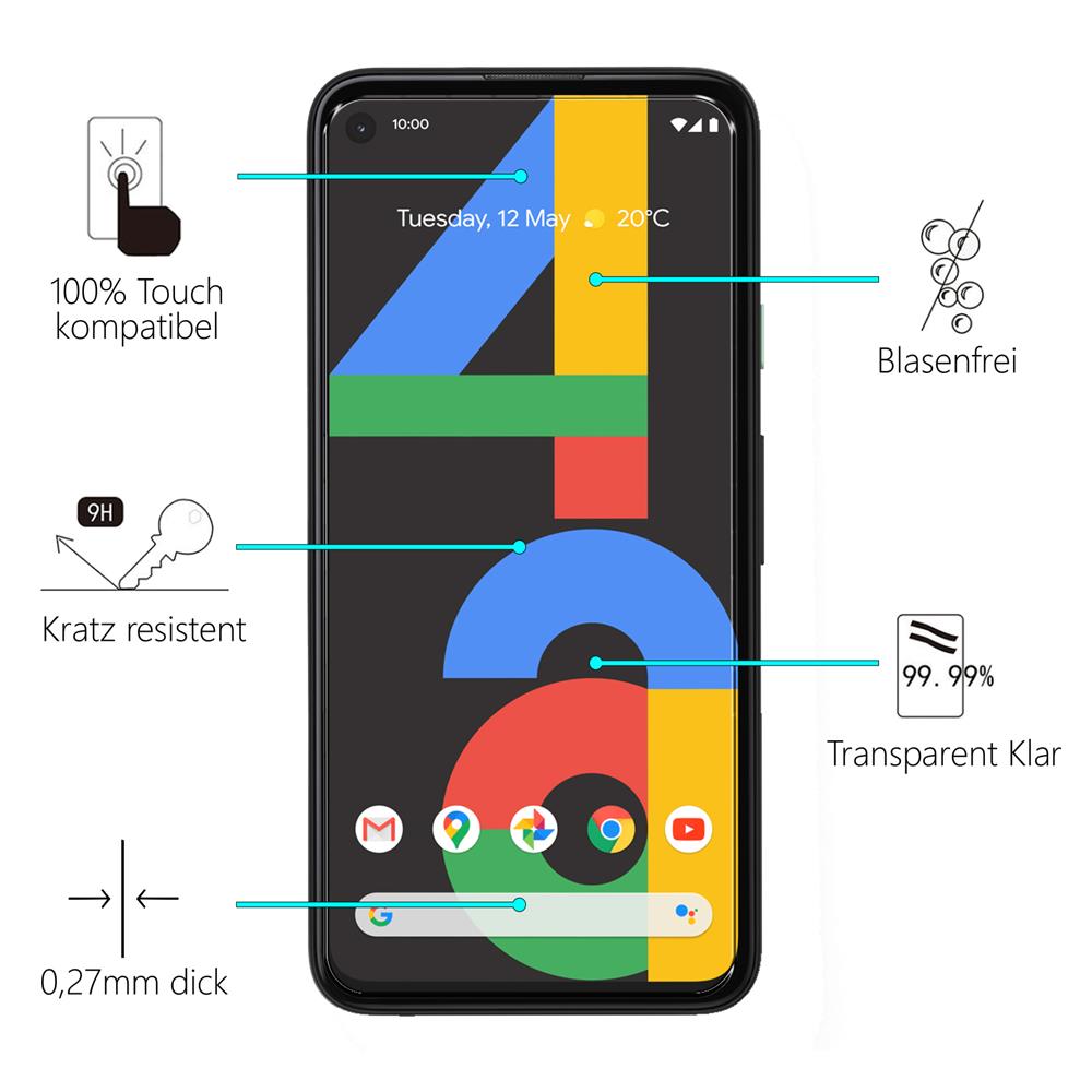Glas 2in1 für Google Pixel 4A