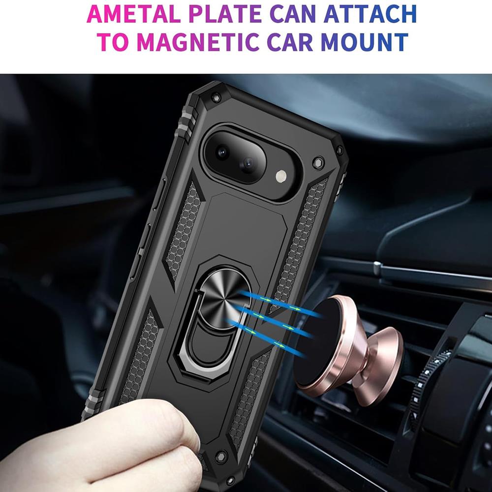 Army Case für Google Pixel 9a in Schwarz
