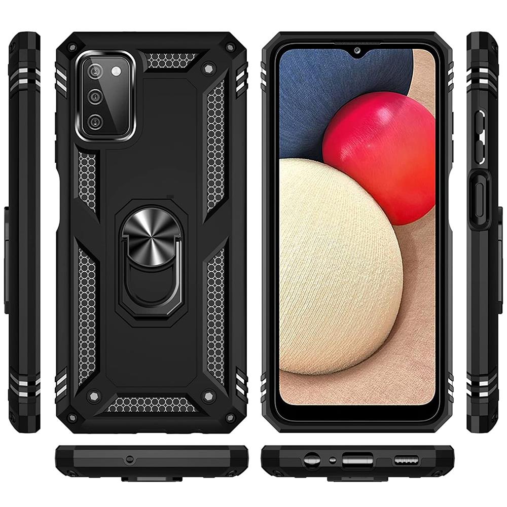 Army Case für Samsung Galaxy A03s in Schwarz