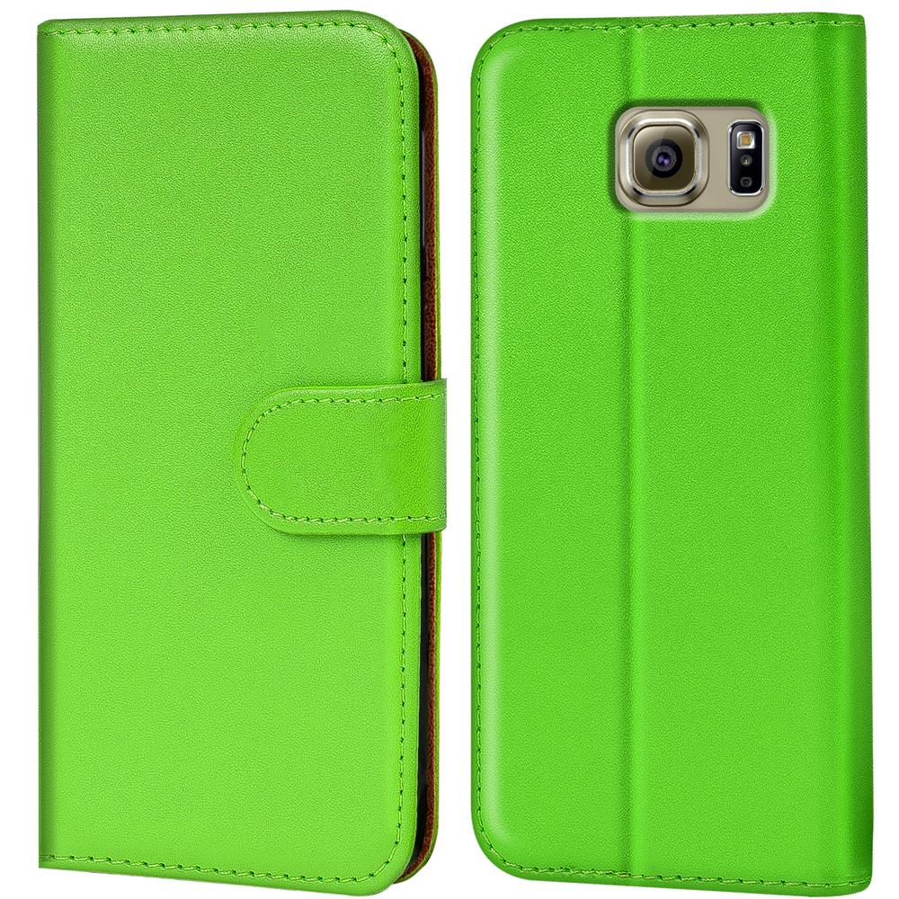 Basic Wallet für Samsung Galaxy S6 in Grün