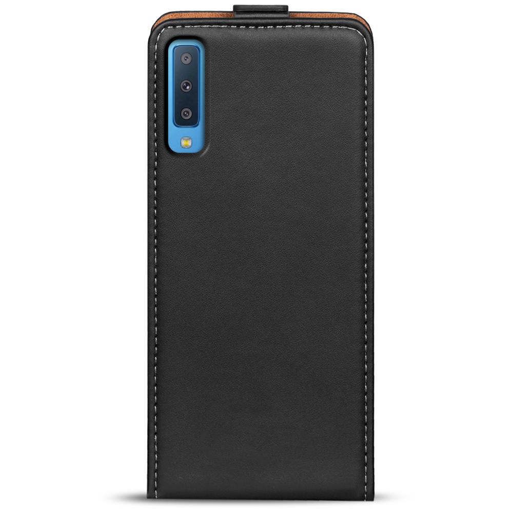 Basic Flip für Samsung Galaxy A7 2018 in Schwarz