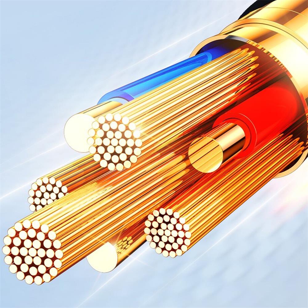 Joyroom USB Kabel - 3in1 - USB - 120CM in Schwarz