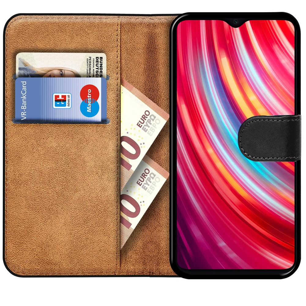 Basic Wallet für Xiaomi Redmi Note 8 Pro in Schwarz