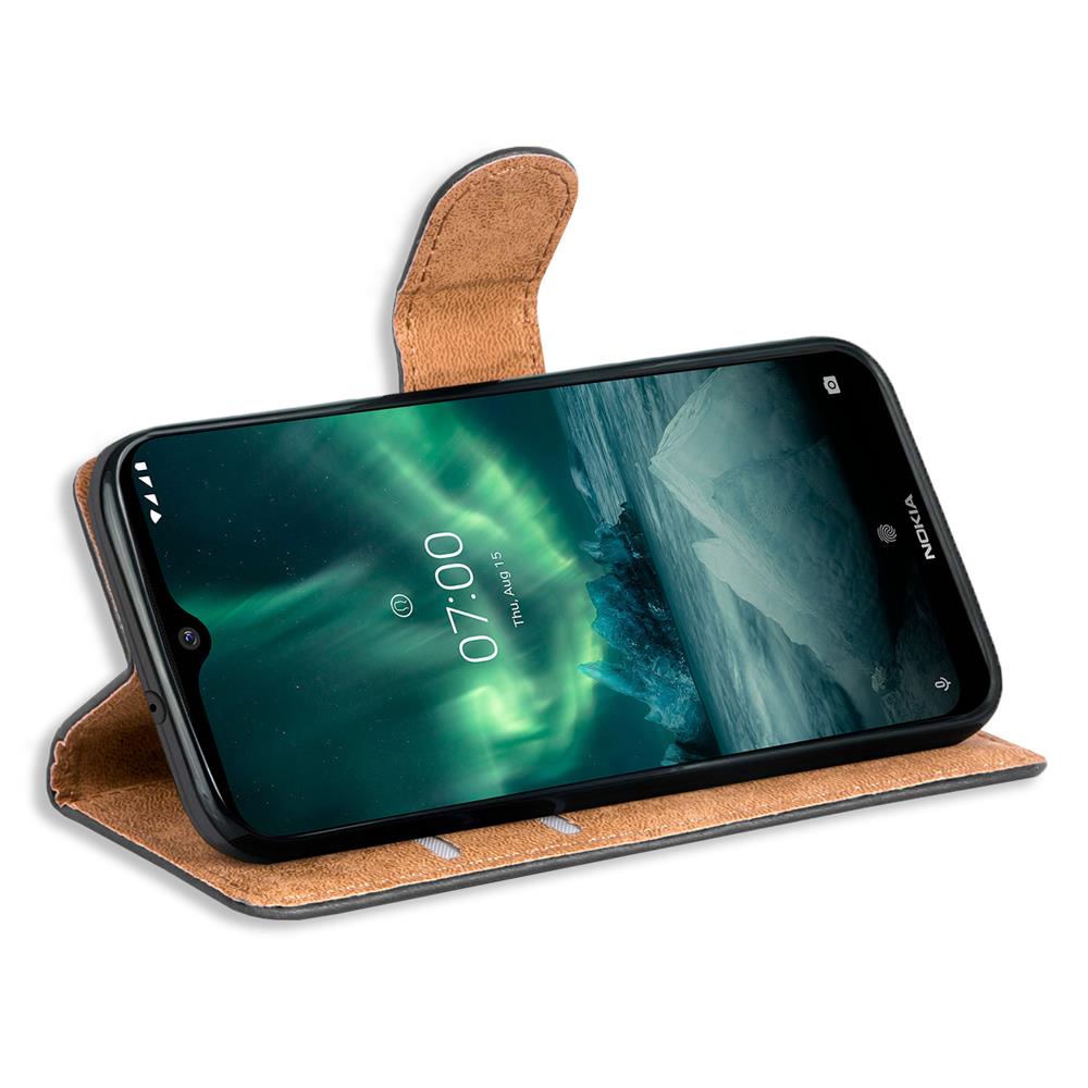 Basic Wallet für Nokia 7.2 / 6.2 in Schwarz