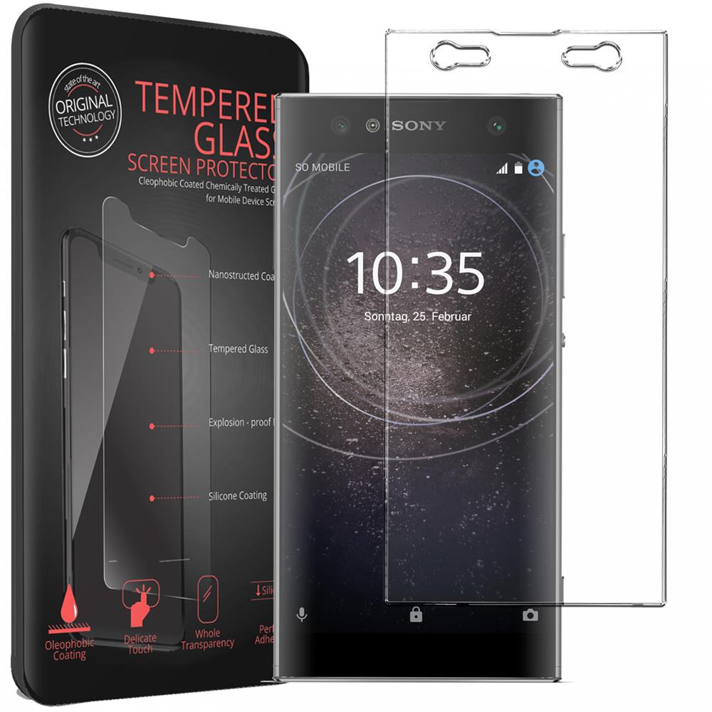 Glas 2in1 für Sony Xperia XA2 Ultra