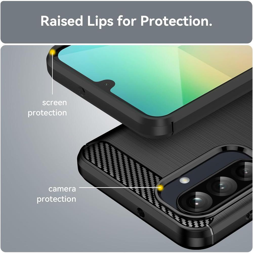 Carbon Brush TPU für Samsung Galaxy A27 5G in Schwarz