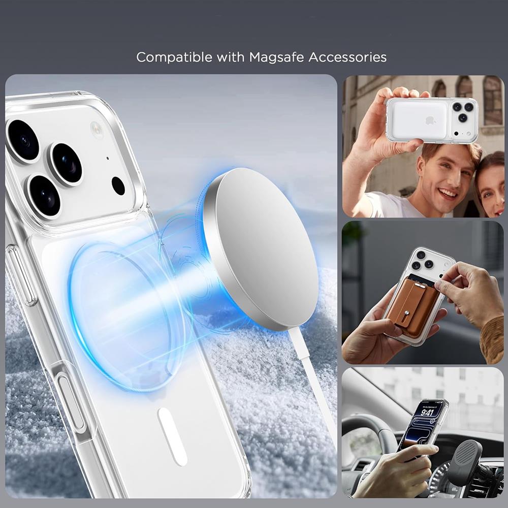 Magsafe TPU Case für Apple iPhone 17 Pro Max in Transparent