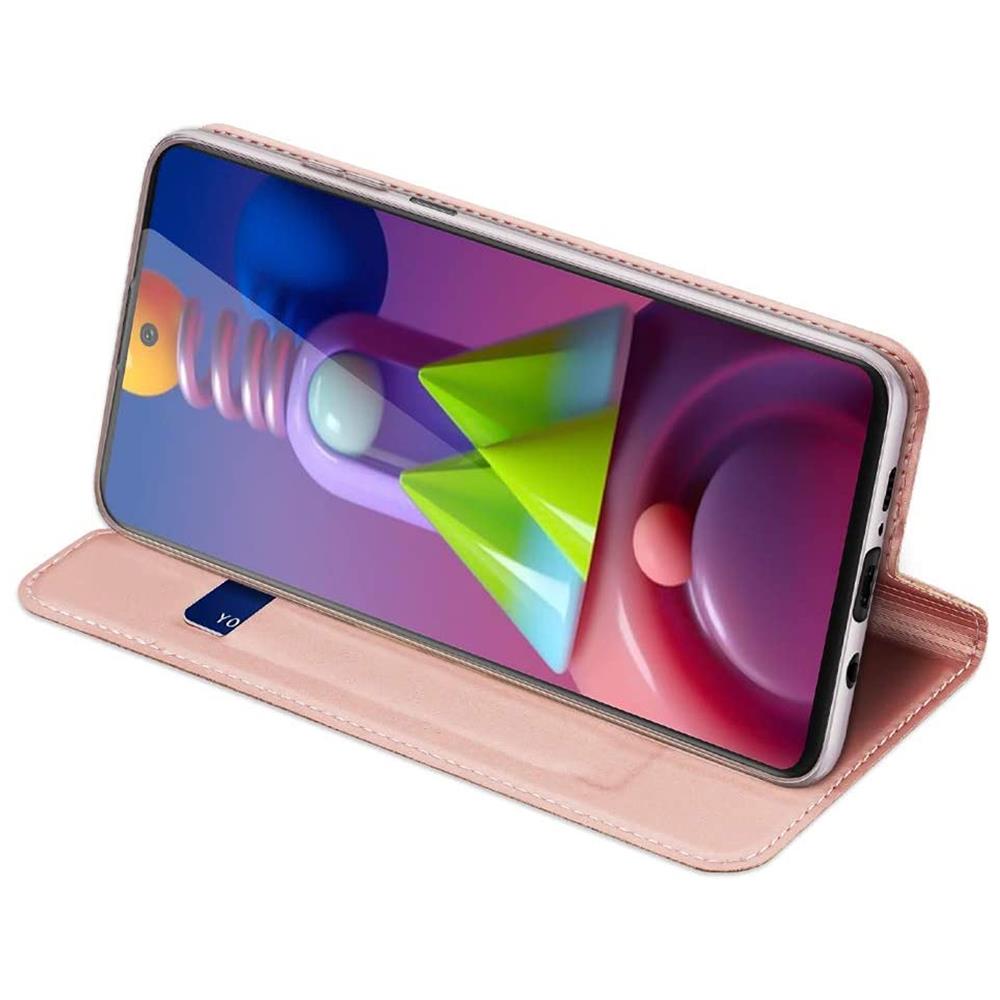Electroplated Flip für Samsung Galaxy M51 in Rosegold