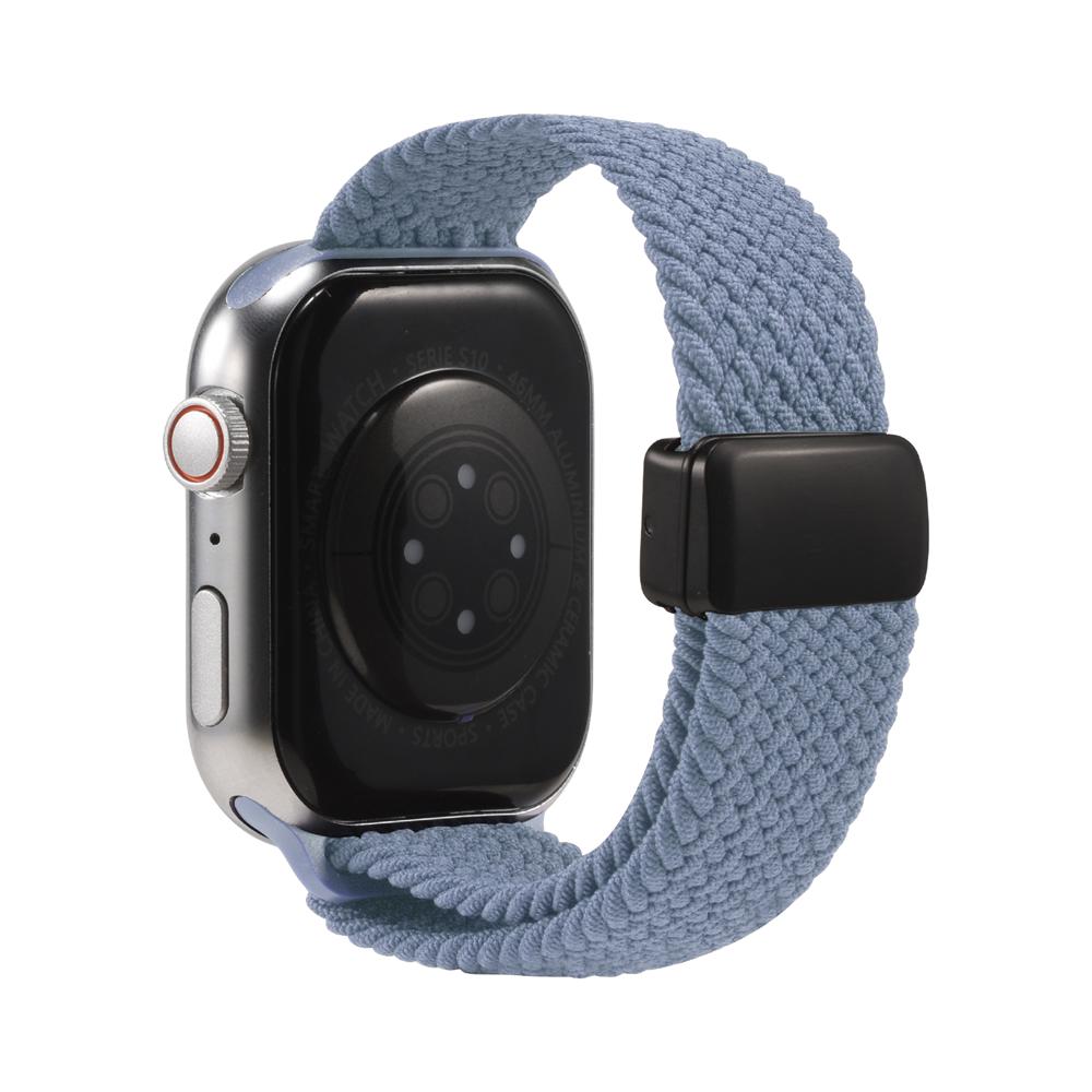 Loop Nylonarmband für Apple Watch 1-11/SE1-3/Ultra1-3 - 42/44/45/49mm in Babyblau - Universal