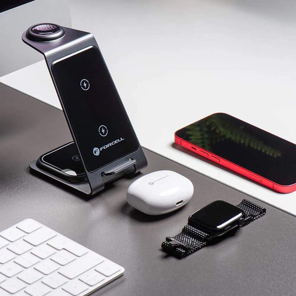 Ladestation 3in1 Forcell F-Energy - Apple/Samsung