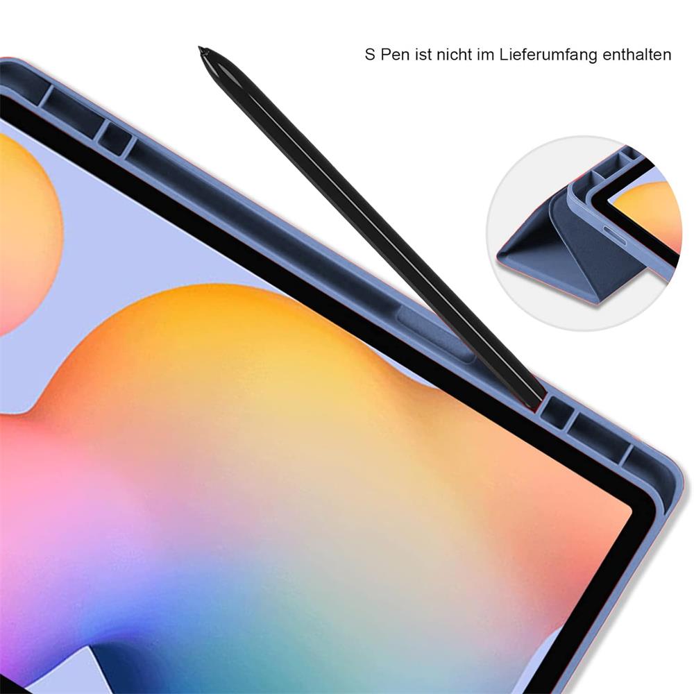 Smart Cover für Samsung Galaxy Tab S10 FE Plus in Grau / Blau