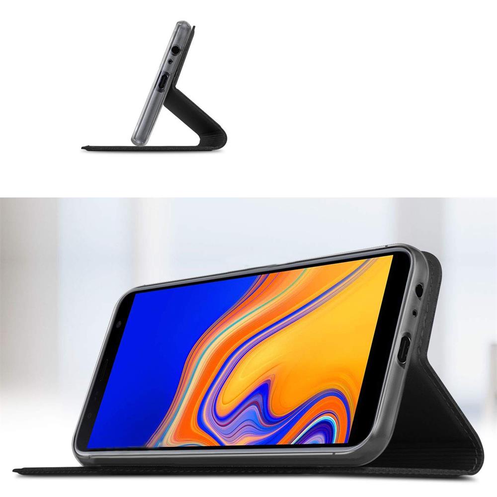 Electroplated Flip für Samsung Galaxy J6 Plus in Schwarz