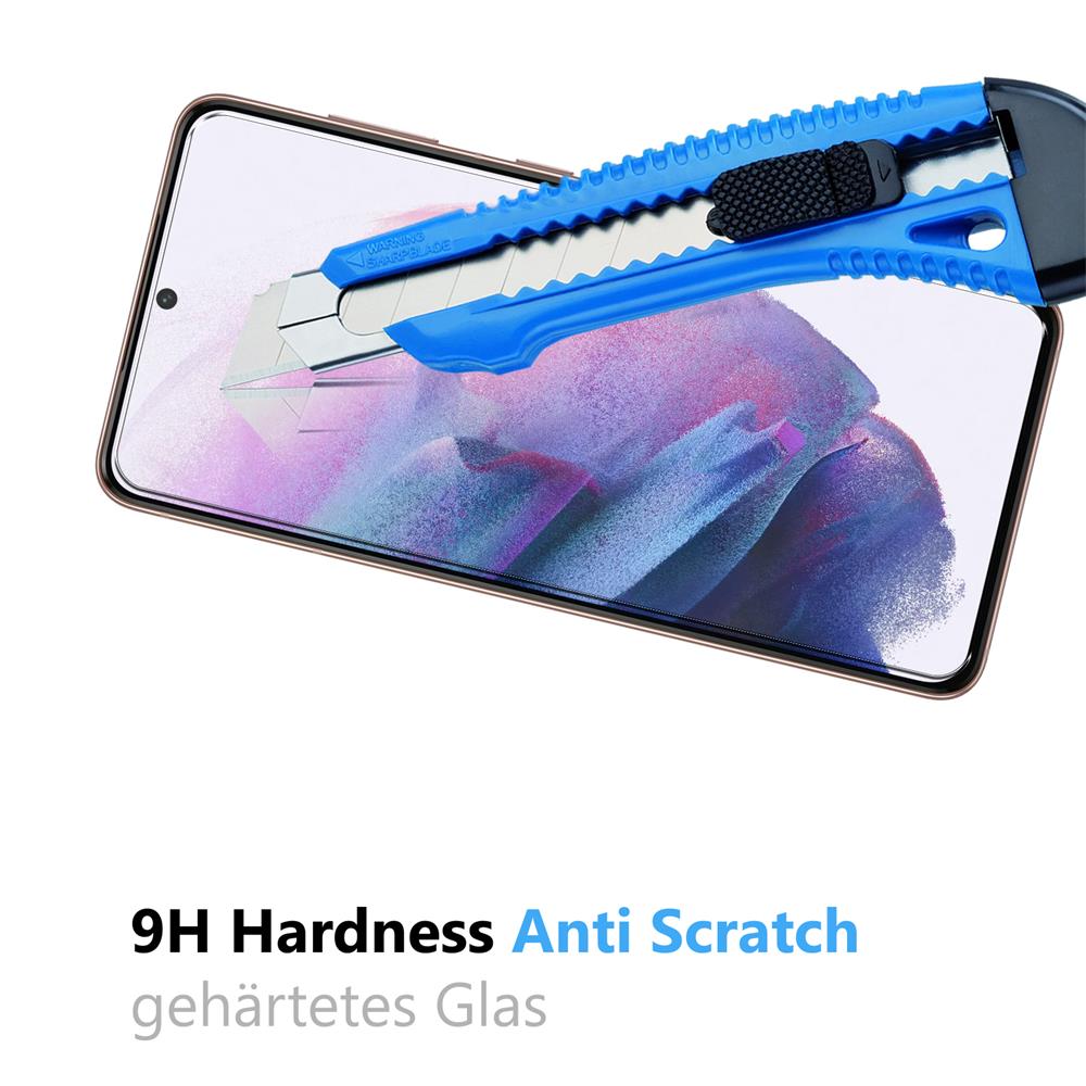 4in1 Glas Set für Samsung Galaxy S21