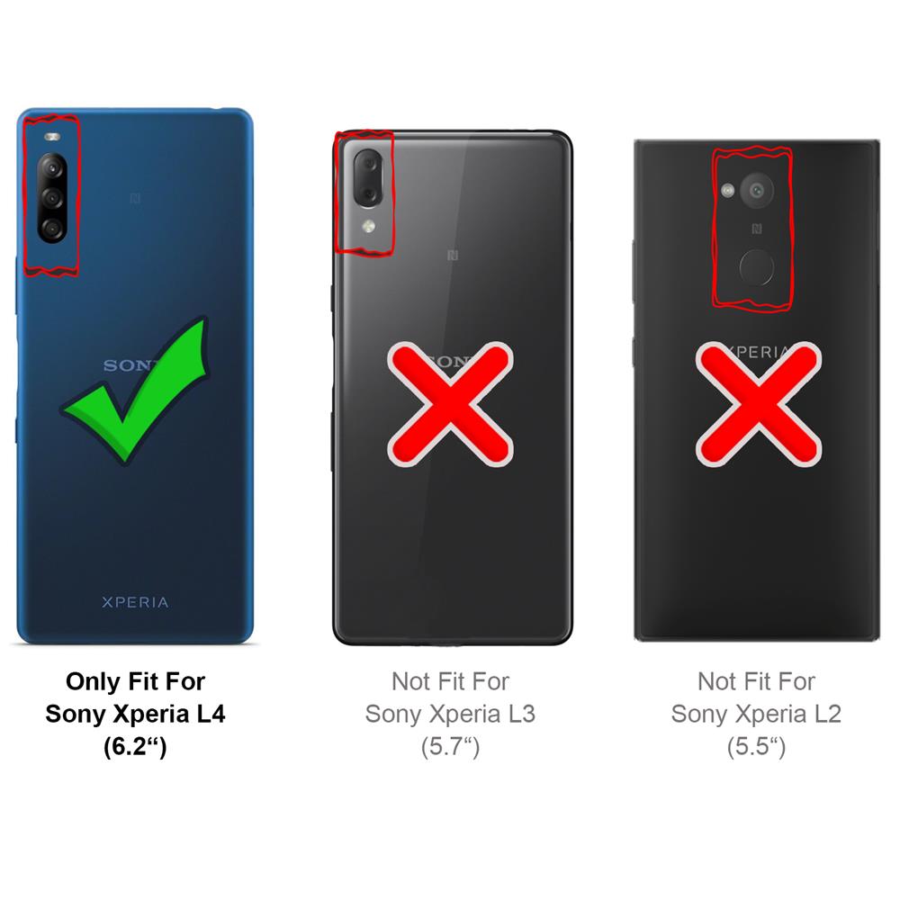 Glas 2in1 für Sony Xperia L4