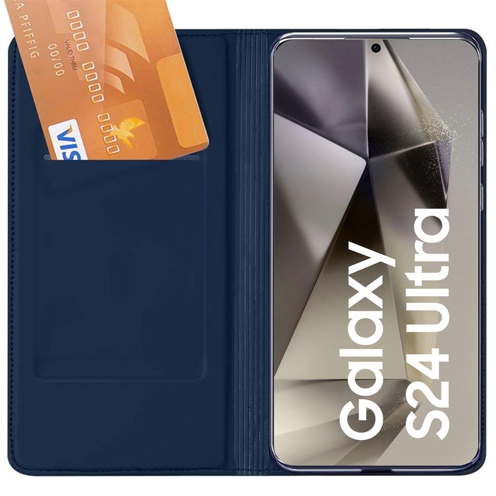 Electroplated Flip für Samsung Galaxy S24 Ultra in Blau