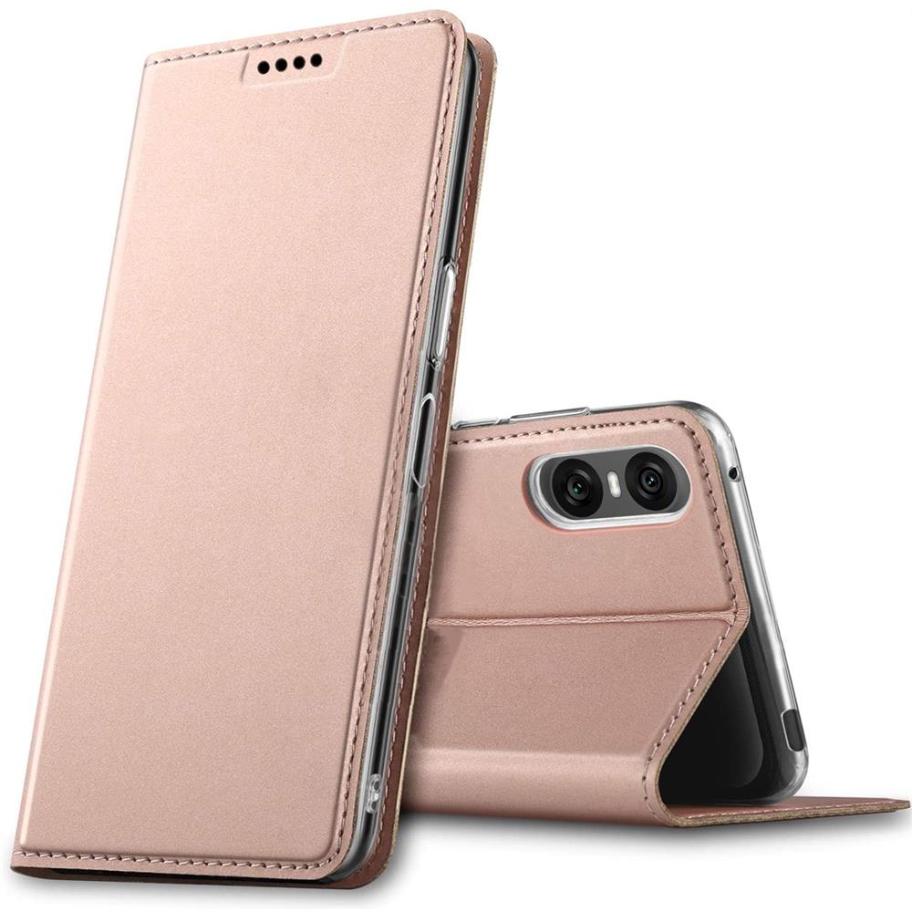 Electroplated Flip für Sony Xperia 10 VI in Rosegold