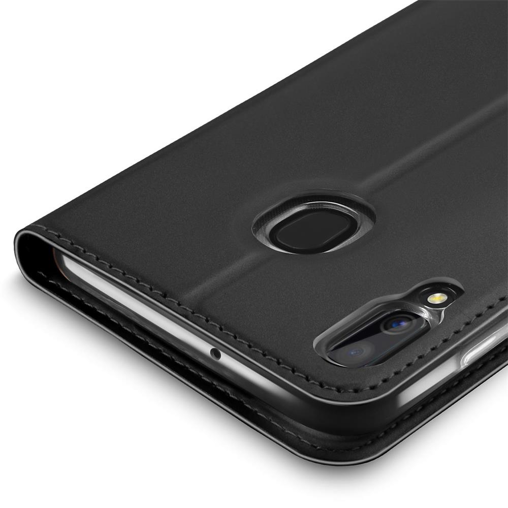 Electroplated Flip für Samsung Galaxy A40 in Schwarz