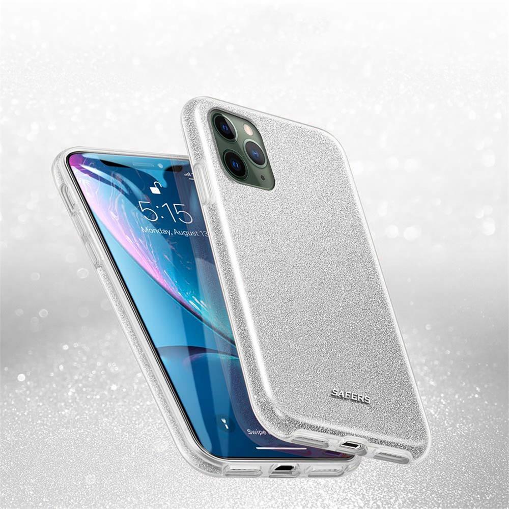 Shiny TPU für Apple iPhone 12 Pro Max in Silber