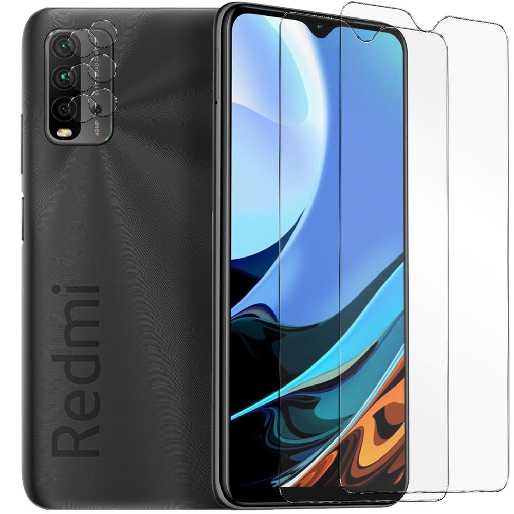 4in1 Glas Set für Xiaomi Redmi 9T