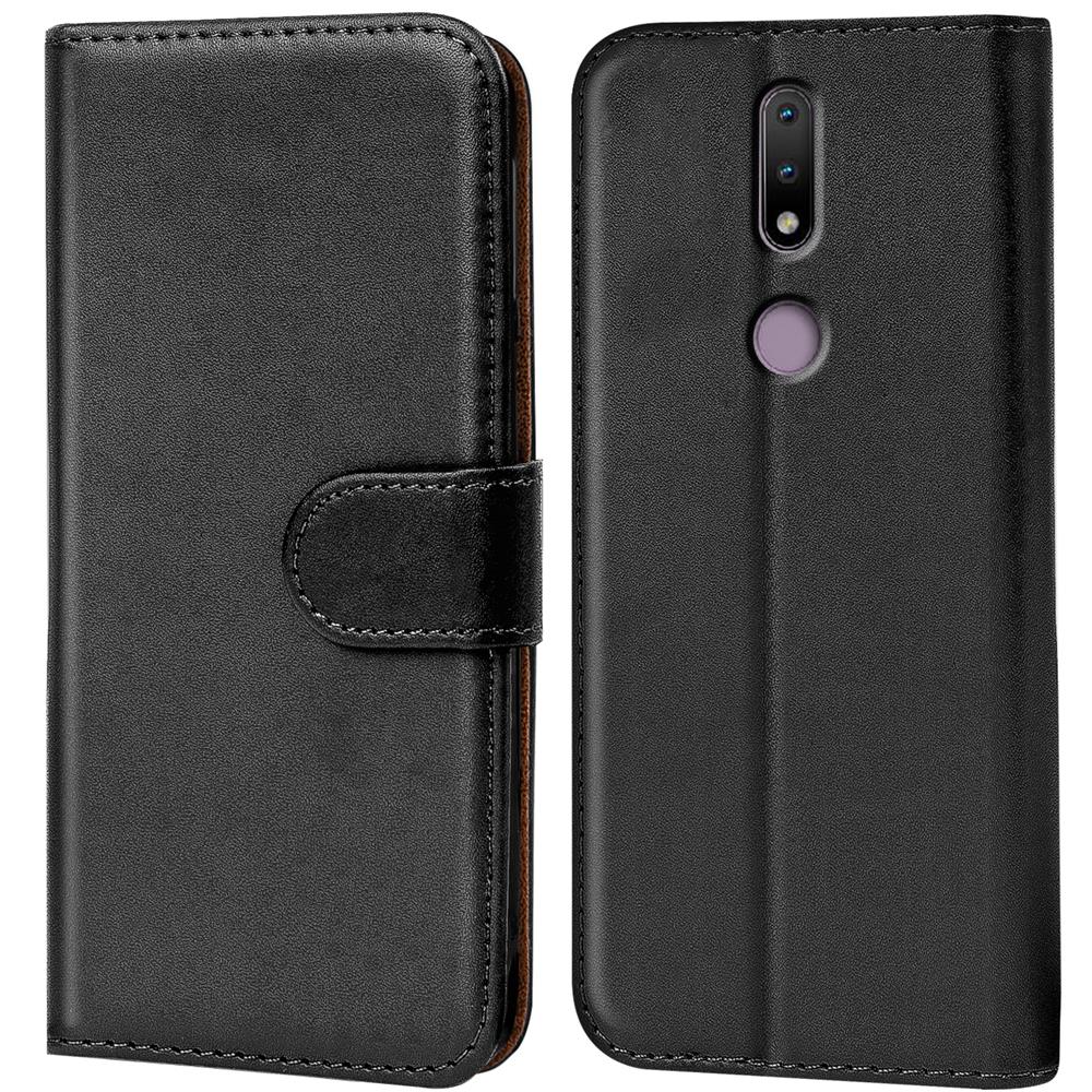 Basic Wallet für Nokia 2.4 in Schwarz