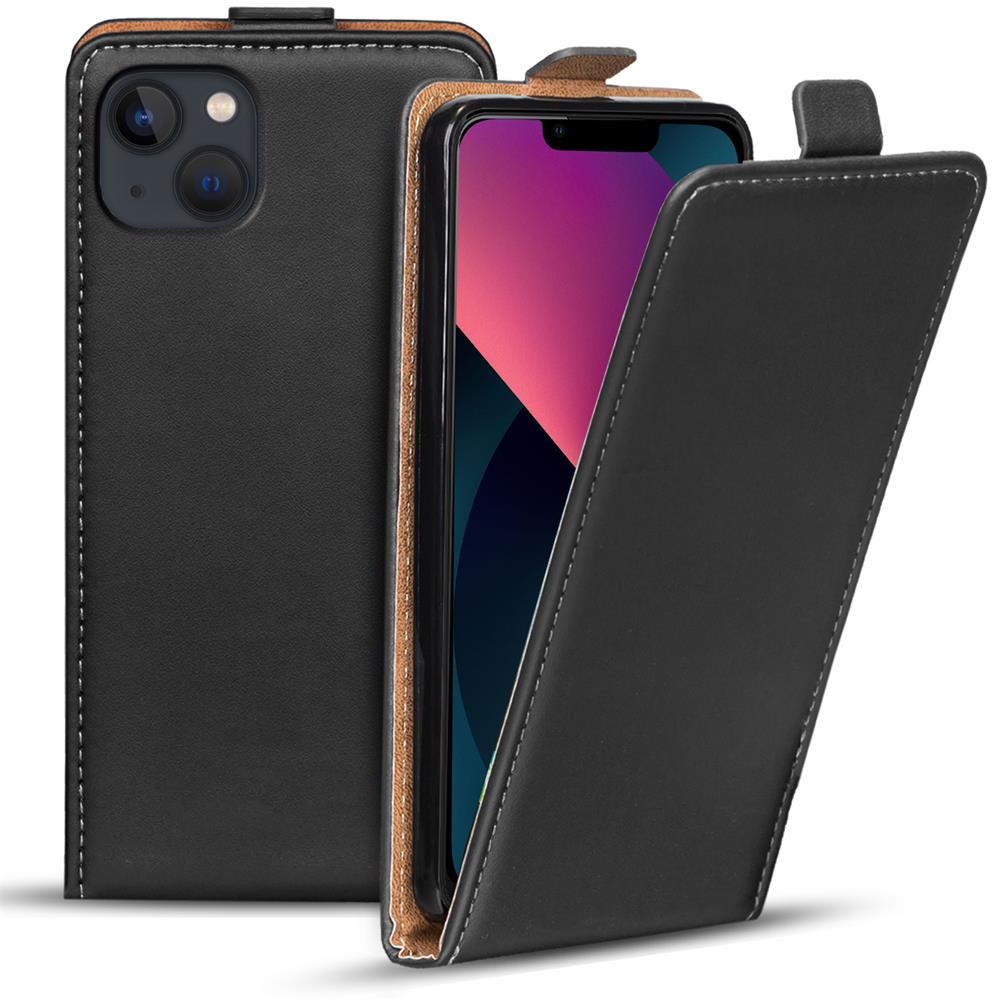Basic Flip für Apple iPhone 15 Plus in Schwarz