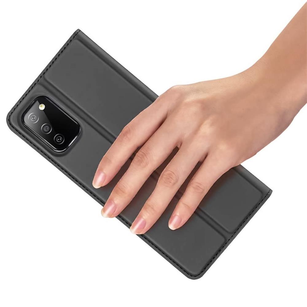 Electroplated Flip für Samsung Galaxy A03s in Schwarz