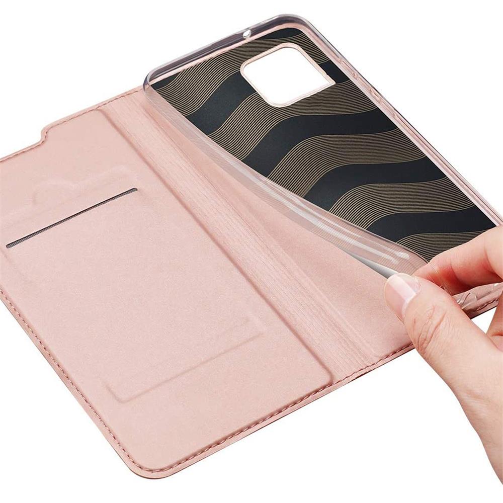 Electroplated Flip für Samsung Galaxy A22 5G in Rosegold