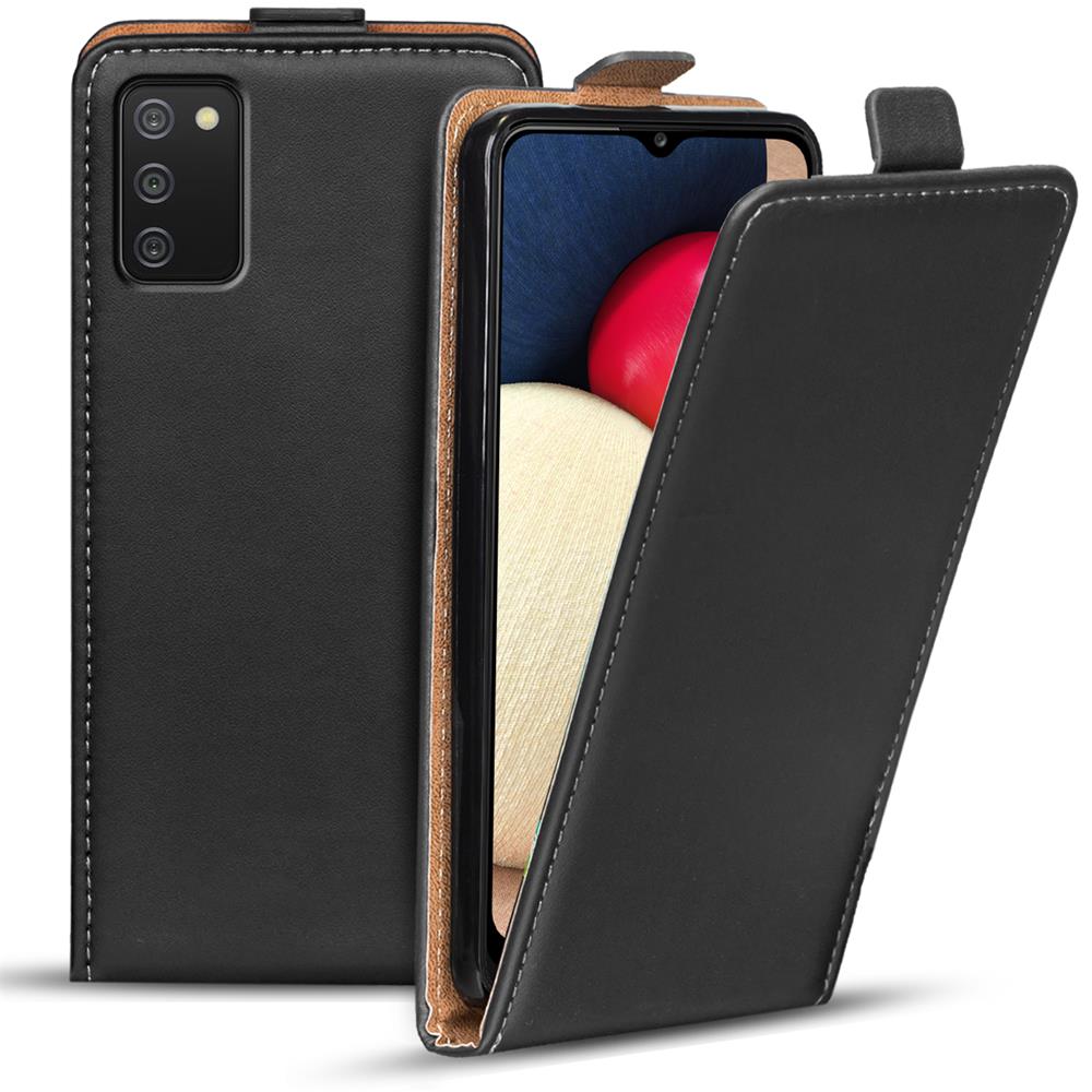 Basic Flip für Samsung Galaxy A03s in Schwarz