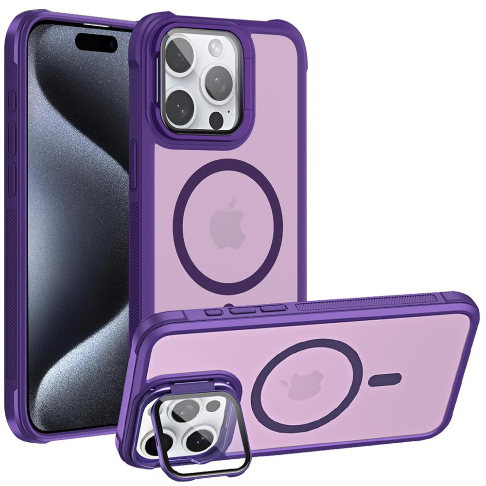 Colour Magsafe für Apple iPhone 15 Pro Max in Lila