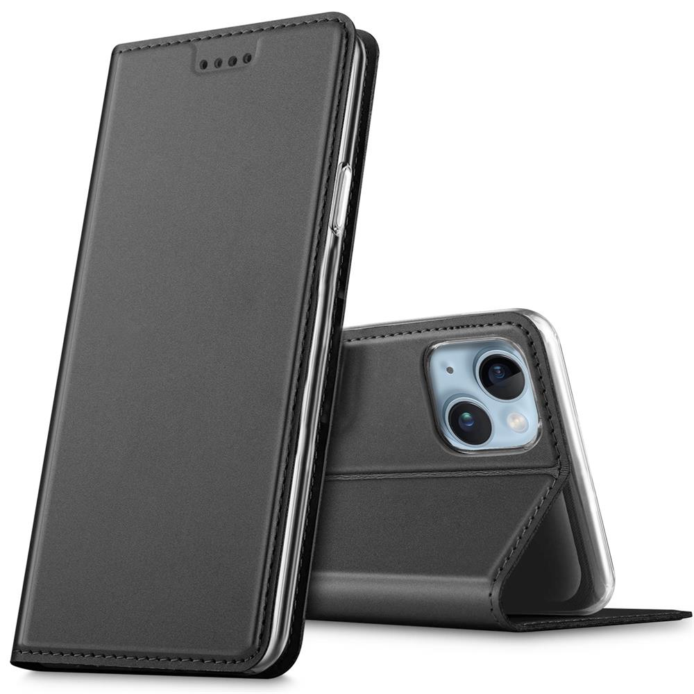 Electroplated Flip für Apple iPhone 15 Plus in Schwarz