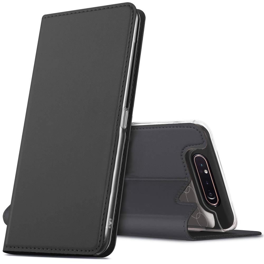 Electroplated Flip für Samsung Galaxy A80 in Schwarz