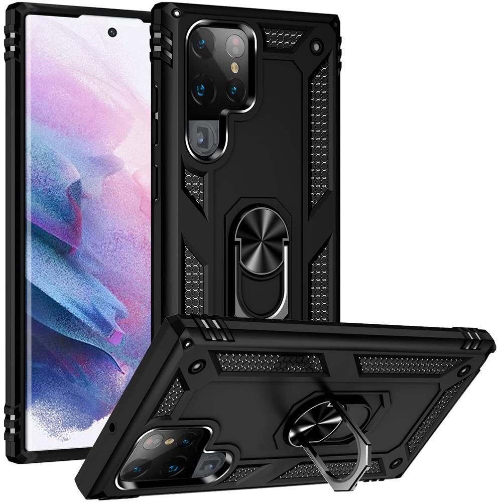 Army Case für Samsung Galaxy S23 Ultra in Schwarz
