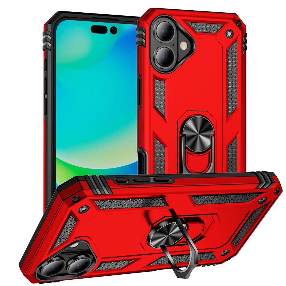 Army Case für Apple iPhone 16 Plus in Rot