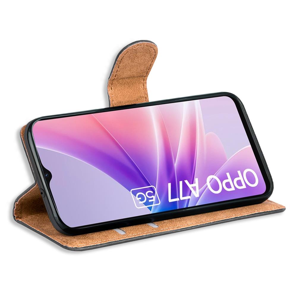 Basic Wallet für OPPO A77 5G in Schwarz