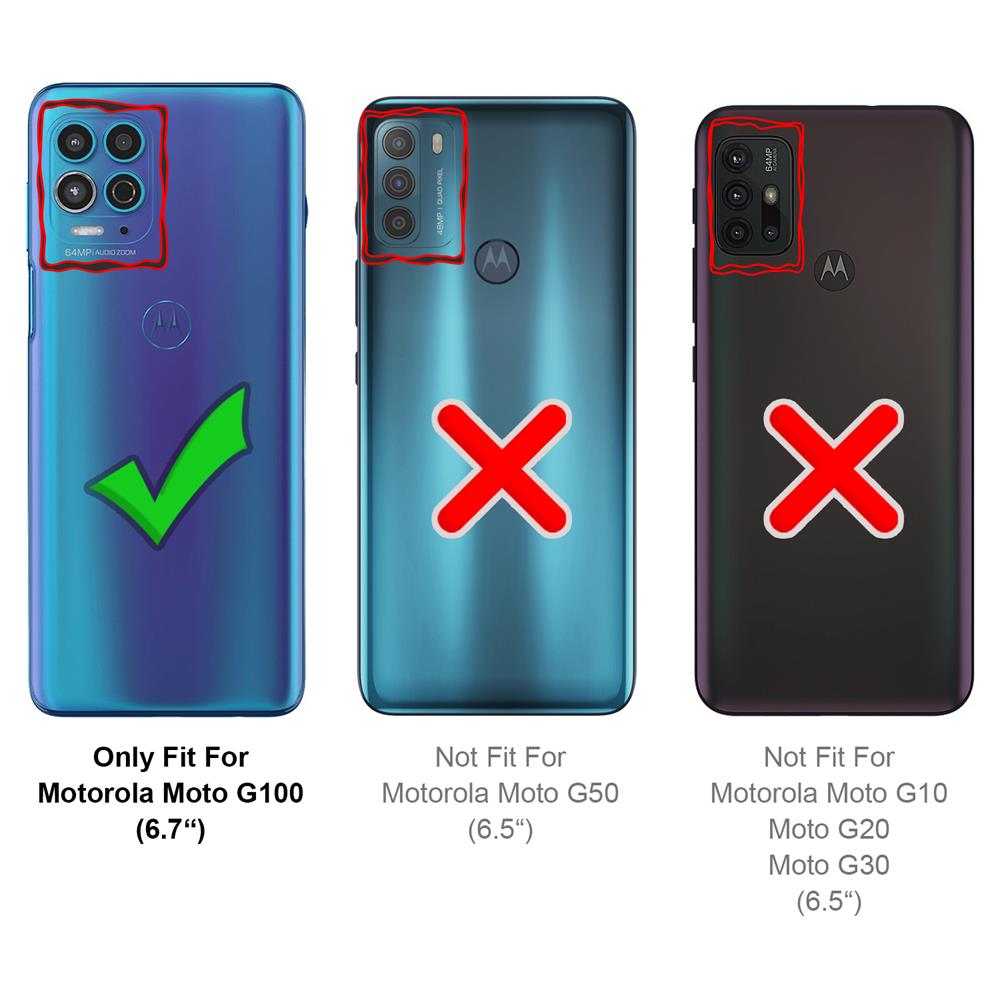 Classic TPU für Motorola Moto G100 in Schwarz