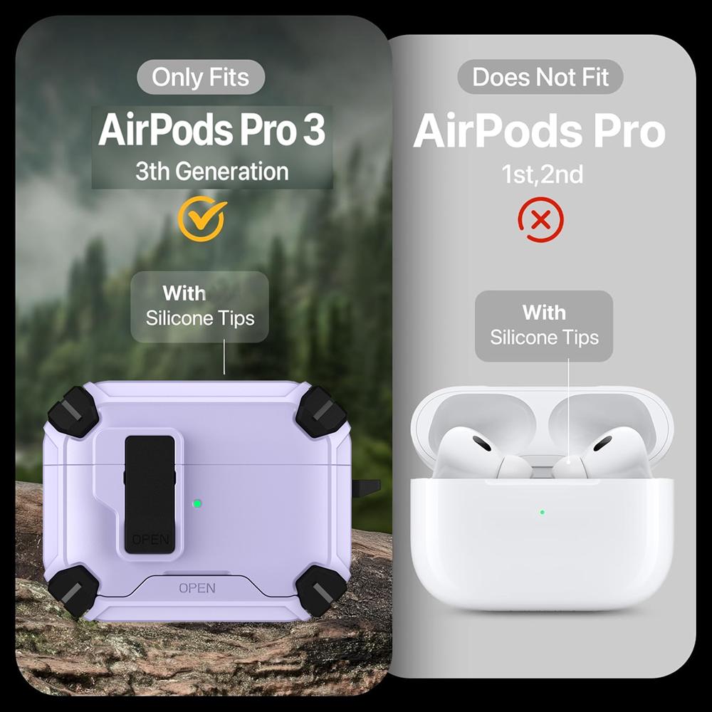 AirPods Defender für AirPods Pro 3  in Lila
