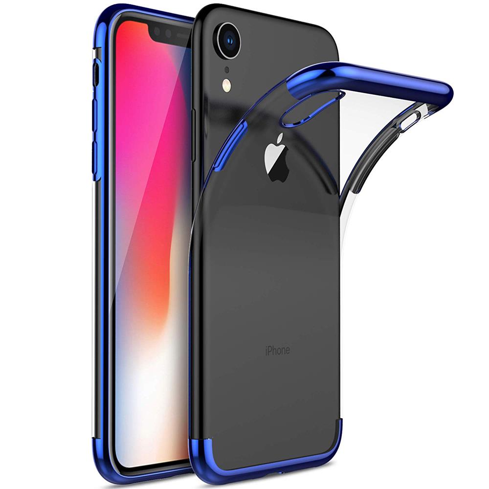 Zero Edge Color für Apple iPhone XR in Blau
