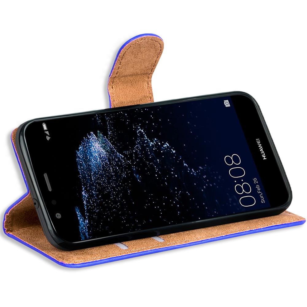 Basic Wallet für Huawei P10 Lite in Blau