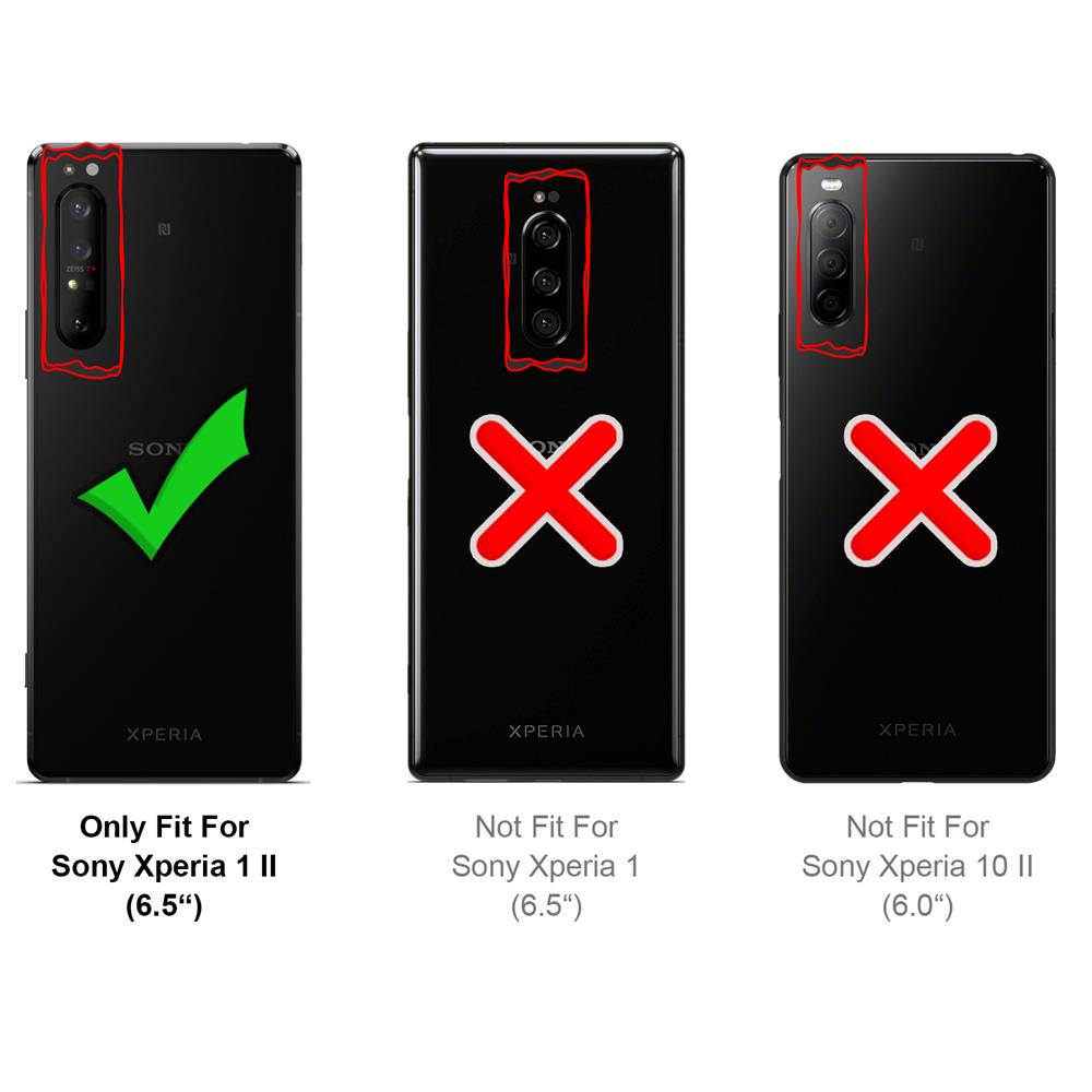 Electroplated Flip für Sony Xperia 1 II in Blau